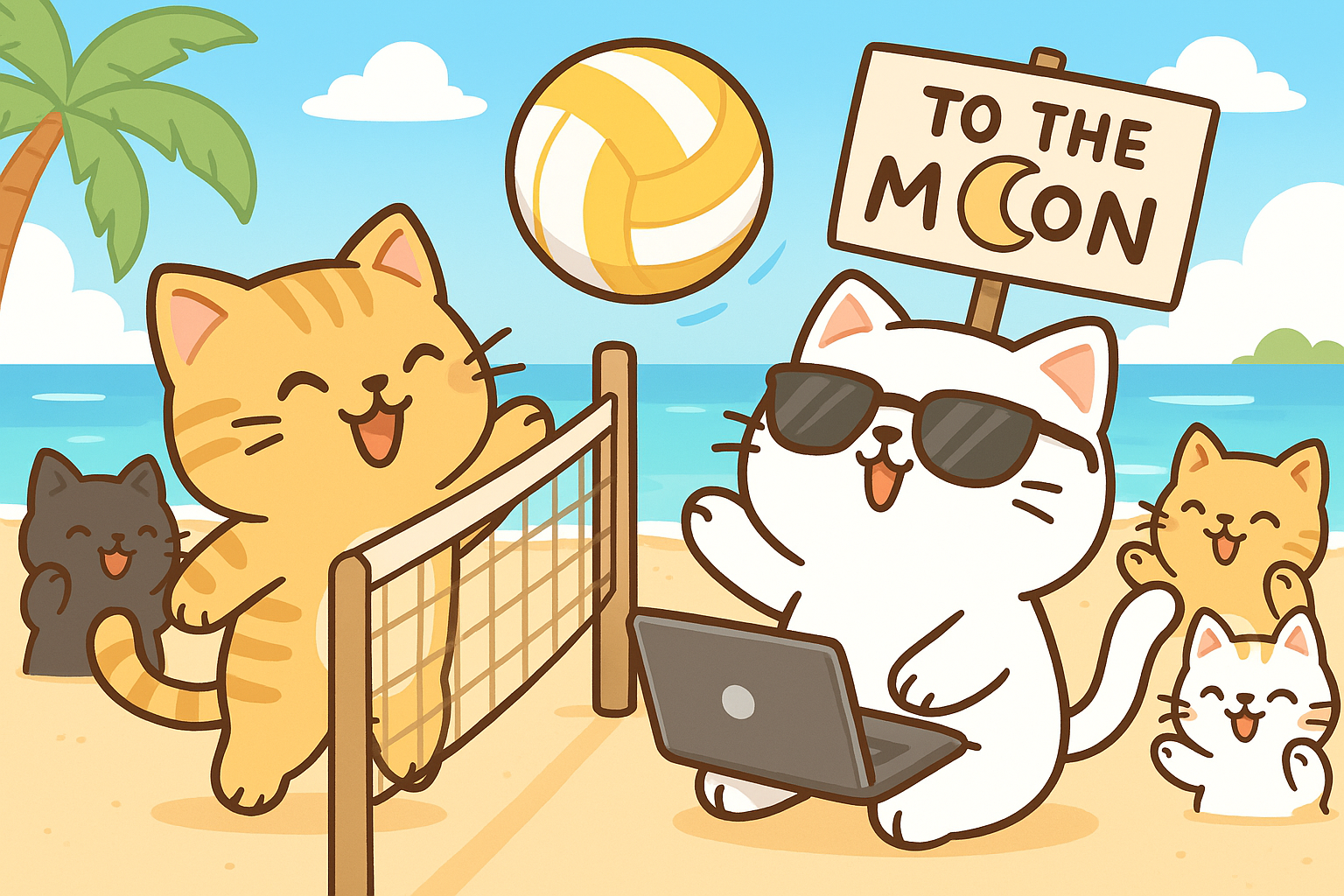 Volleyball Cats