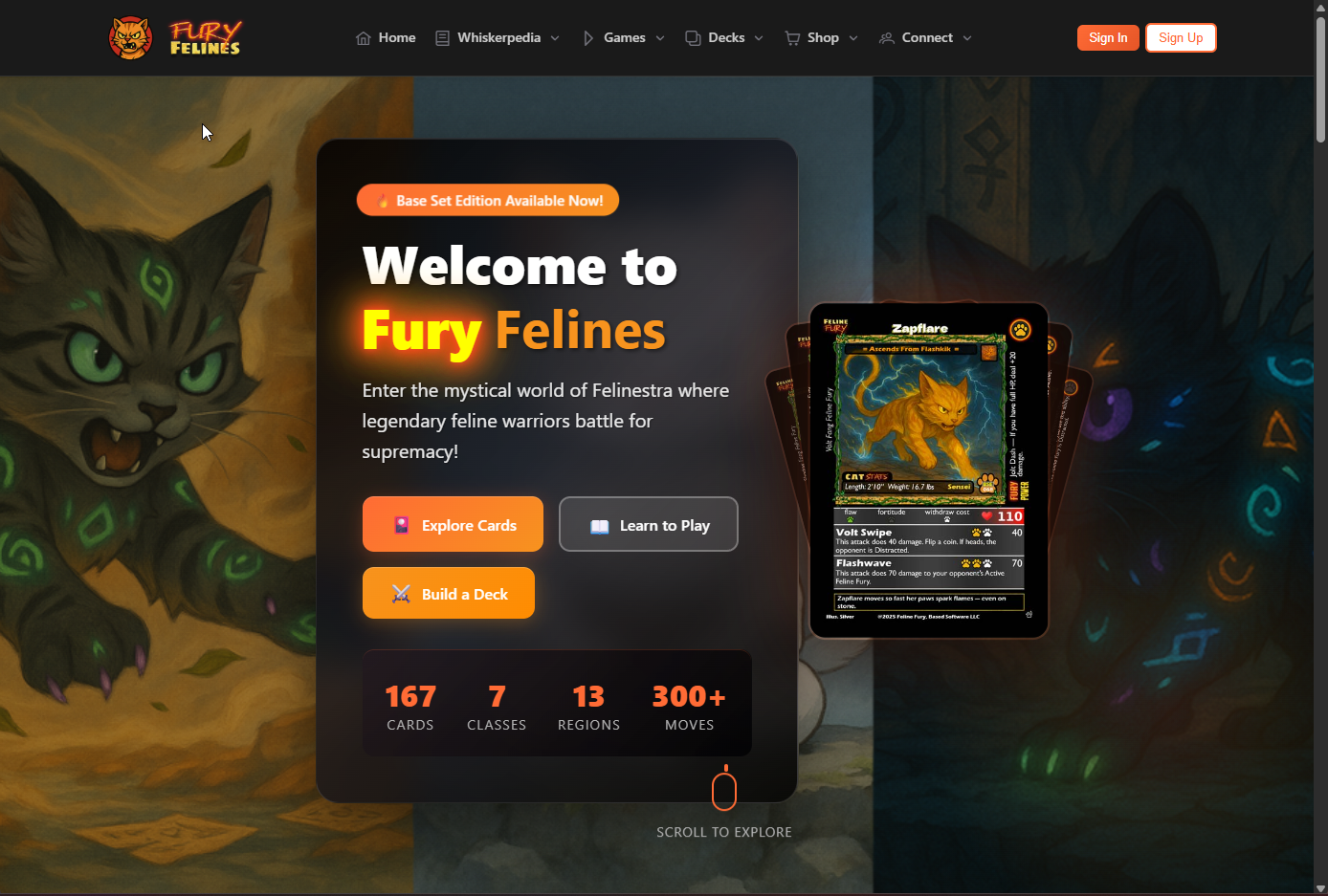 Fury Felines TCG — trading card game